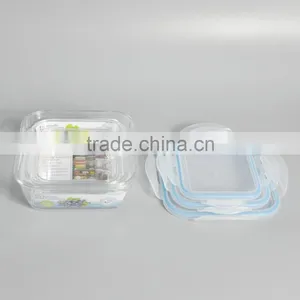 Competitive Price Stackable 3 Pieces Household Food Grade Microwave Plastic Container thumbnail-3