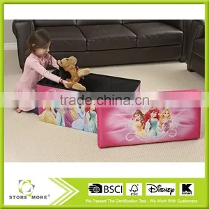 Disney Audit Suppliers Foldable Storage Ottoman, Princesses thumbnail-4