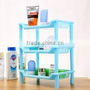 N230 High Quality Multifunctional Bathroom Plastic Triangle Storage Rack thumbnail-1