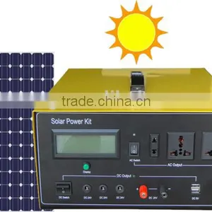 1000w Portable Solar Power System With External Battery thumbnail-1
