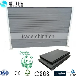 High Standard Outdoor Wpc Fencing Supplier Outdoor Composite Wood Fencing Wall thumbnail-2