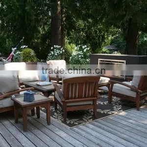 Outdoor Solid Wood Plastic Composite WPC Decking/WPC Flooring thumbnail-1