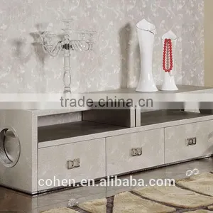 E121Morden Pictures Living Room Furniture Design With pu Cabinets thumbnail-3