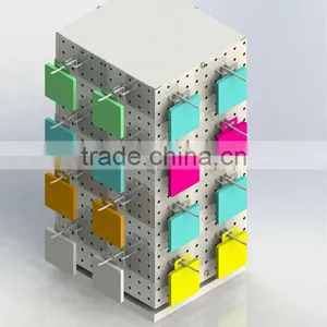 C8573 Pegboard Counter Top 4 Way Spinner Rack thumbnail-1