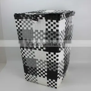 Inno-crea Household Plastic Laundry Basket With Lid thumbnail-1