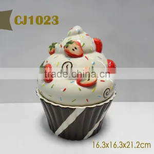 Hand Painting Ceramic Novelty Cookie Jar thumbnail-5