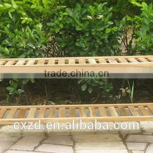 New Creative Two-tier Walnut Shoe Rack thumbnail-1