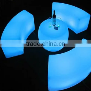 Modern Lounge Nightclub LED Furniture, Bench Used Strip Club Furniture thumbnail-4