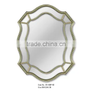 Baroque Mirror Frame Irregular Bathroom Mirrors thumbnail-1