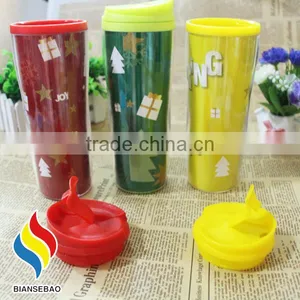 160z Double-wall Plastic Travel Mug With DIY Paper Insert thumbnail-4