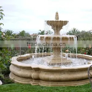 Outdoor Decoration Stone Carving Marble Large Italian Garden Fountain thumbnail-2