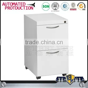 Hotel Furniture Metal Drawer Cabinet Movable Cabinet 2 Drawer Storage Cabinet thumbnail-3