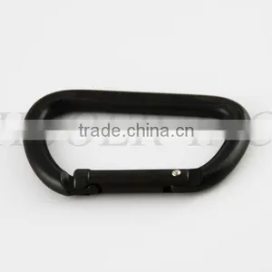 Black Anodize Aluminum Alloy Carabiner Hook thumbnail-1
