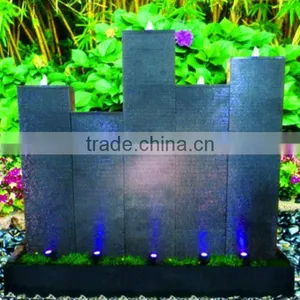 Foshan Manufacturer Custom Waterfall LED Lighting Garden Outdoor Water Fountain thumbnail-1