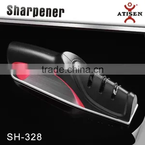 Stainless Steel Holder With 3 Stage Knife Sharpener thumbnail-1