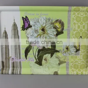 Flower Melamine Plastic Serving Trays thumbnail-2