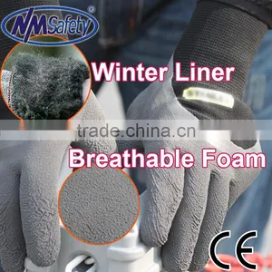 NMSAFETY Latex Coated Cheap Winter Hand Gloves thumbnail-1