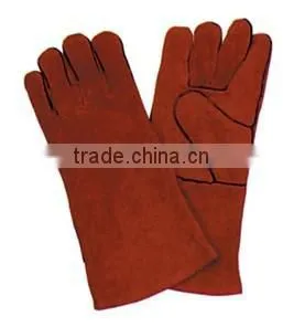 CE Standard Red Safety Welding Glove thumbnail-1