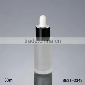30ml Frosted Glass Cosmetic Serum Dropper Bottle Skin Care Beauty Cosmetic Package Bottle thumbnail-2