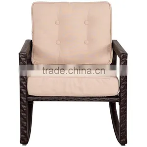 Backyard Rattan Rocking Chair Wicker Rocker thumbnail-2
