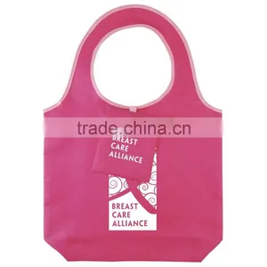 Hot Sale New Design Reusage Folding Round Shouder Hand Tote Bags Recycle Shopping Shoulder Folding Bags thumbnail-5