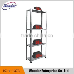 Light Duty Galvanized 4-Tier Steel Storage Shelving /Warehouse Rack And Shelf thumbnail-1