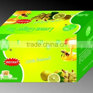 Instant Ginger Lemon Drink on Sale Winter Hot Drink Sell to Nigeria Chile and USA Gx20bags/box 7gx20bags/box 13g*10bags thumbnail-2