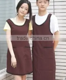Fast Food Restaurant Uniform Solid Cotton 20176 Plain Work Apron thumbnail-1