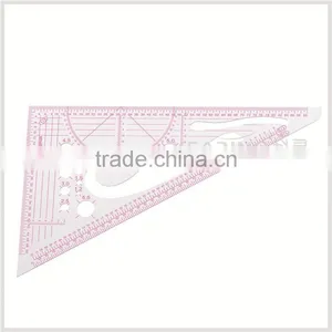 Kearing Triangel Plastic Scale Ruler, 1/3 &1/4 &1/5 Sanwich Line Scale for Fashion Design, Scale Ruler for Sewing Market #8345 thumbnail-1