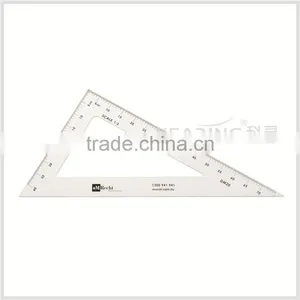 Kearing OEM Plastic Set Square Scales / Sew Scale Ruler 1: 3,plastic Transparent Triangle Scale Ruler # DM20 thumbnail-1