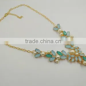 Zm35138a Unique Girls Accessories Korean Faux Pearl Choker Necklace thumbnail-3