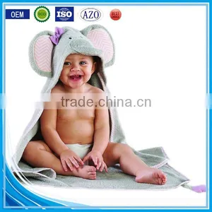 Competitive Price Cuddle Cotton Velour Custom Giraffe Baby Hooded Towels thumbnail-1