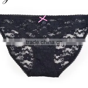 Custom Eco Friendly 90%Nylon 10%Spandex Lace Style Sexy Lady Underwear thumbnail-4