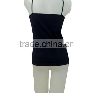 Nice Quality New Style Seamless Woman Underwear Sexy Lingerie Ladies V-neck Camisole W/lace thumbnail-3