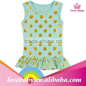 2015 Wholesale Sleeveless Top With Ruffle for Child thumbnail-3