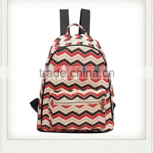 Wholesale High Quality Chevron Backpack thumbnail-2