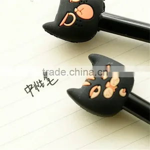 0.5mm Ballpoint Ball Office & Student Pen Plastic Animal Patterns Cap thumbnail-4