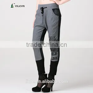 Animal Pattern Embroideried Women Sweat Pants for Wholesale thumbnail-1