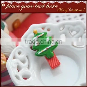 Wholesale Christmas Hair Accessories Gold Crown Decorative Hair Clips thumbnail-2