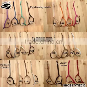 2017 New Arrival 24 Colors PU Leather Shoe Straps PU Shoe Lace For Heels thumbnail-1