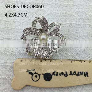 2016 New Design Flower Rhinestone Crystal Shoe Clips thumbnail-3