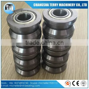 41mm Sliding Wheel V Groove Guide Roller Bearing LV201-41 2RS thumbnail-2