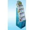 Custom in Store 4 Tier POP Corrugated Cardboard Display Stands Shelf for Animal Products thumbnail-1