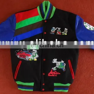 Jacket With Sheep Leather Sleeves thumbnail-1