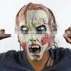 Latex Horror Zombie Mask thumbnail-1