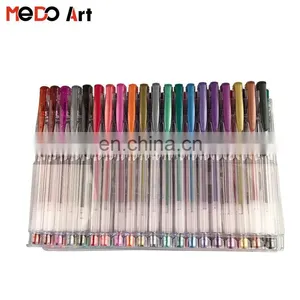 Set Packaging Rainbow Multicolor Gel Pen Set 60 Colors With Three Foldable PVC Bag thumbnail-2