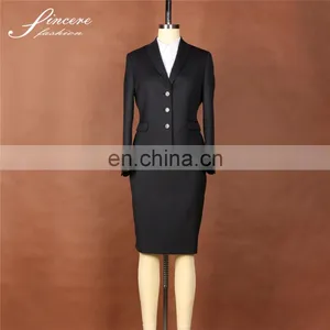 Ladies Wool/Polyester Fashion Formal Business Suits thumbnail-1