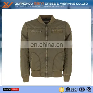 Unisex Nylon Washed Bomber Jacket,custom Wholesale Bomber Jacket thumbnail-1