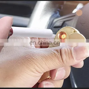 Rechargeable Cigarette Lighter Hand Spinner Fingertips Spiral Fingers Gyro Torqbar Metal Hand Fidget Spinner thumbnail-6