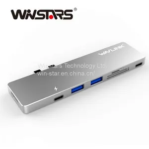 Thunderbolt 3 Port SD/Micro SD Card Reader USB Hub for Macbook Pro thumbnail-1